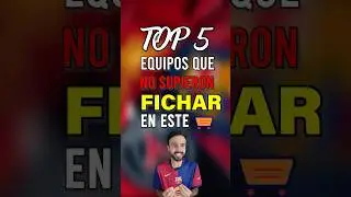 TOP 5 EQUIPOS que NO SUPIERON FICHAR en este MERCADO 2025/26 ❌🥲