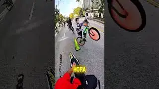 Motociclista Foi Colocar Um Cone Na Pista E Quase Se Arrependeu.