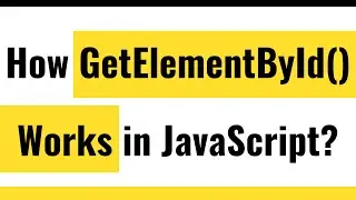 ✅ GetElementById JavaScript