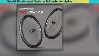 Unboxing ELITEWHEELS Carbon Wheels ENT 2.0 Disc Brake 700c Carbon Rim Center Lock Road Bike Wheelset