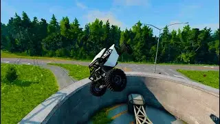Large Spinner ߷ VS Car 🚗 Crashes Beamng.drive