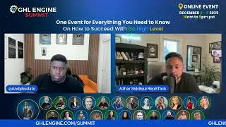 GHL Engine Summit Speaker Interview: Andy Audate x Azhar Siddiqui
