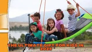 PLATPORTS Platform Swing - Large Rectangle Saucer Swing for Kids and Adults