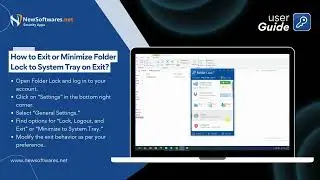 How to Exit or Minimize Folder Lock to System Tray on Exit