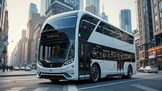 This Futuristic Electric Double-Decker Bus Is Changing City Transportation in America ⚡🚌