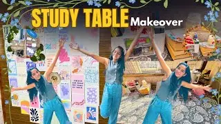 Study Table Glow Up ✨ | Budget Desk Setup for Students | Study Motivation