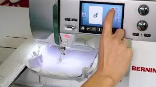 Bernina 560 90 Basting in the Hoop