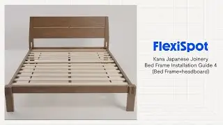 Kana Japanese Joinery Bed Assembly Guide (headboard included)