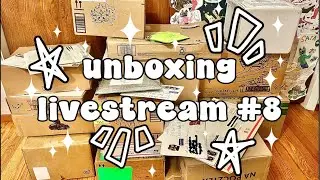 🔴📦 Sunset Sara's Unboxing Livestream #8 📦🔴