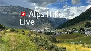 Swiss 🇨🇭 Alps Hike Live