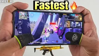 poco x6 pro gaming phone free fire gameplay solo vs squad full map with 3 finger handcam