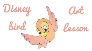 Learn to Draw Colorful Disney Bird &ndash; Easy & Engaging Art Lesson for Everyone