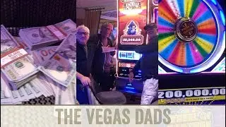 The Vegas Dads hit 2 JACKPOTS in 2 SPINS!!