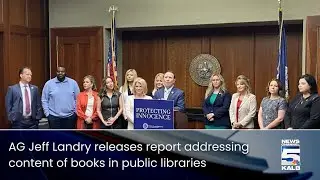 AG Jeff Landry releases report addressing content of books in public libraries