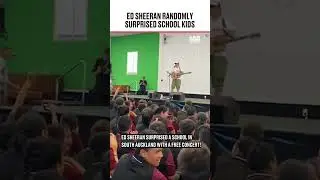 Ed Sheeran SURPRISES School Kids With Concert