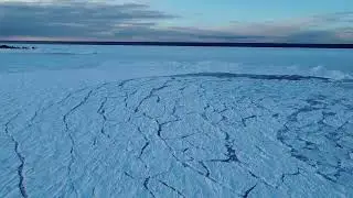 Frozen Waters of Lake Superior: Copper Harbor Michigan