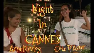 cannes at night france