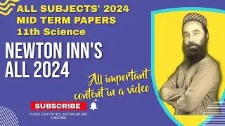 XI Science Newton's Inn All Papers 2024 || Preparation for Exams
