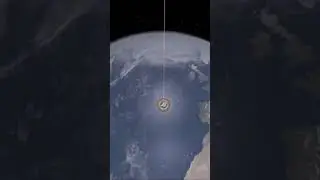 Asteroid Explodes and Crashes Into Earth Simulation