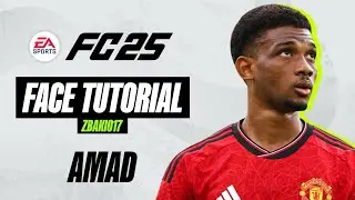 EA FC 25 - AMAD DIALLO - FACE CREATION - Pro Clubs LOOKALIKE