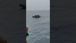 Cost guard officers tells us, stay safe in sea #kingsofocean #seafishing