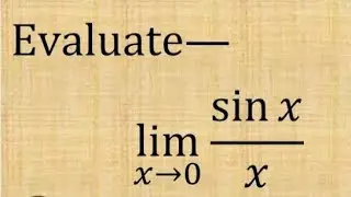 Chapter # 1 Function & Limits | Prove theorem lim &theta; &rarr; 0 (sin&theta; / &theta;) by using Sandwich Theorem