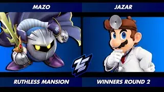 Ruthless Mansion Online: Mazo (Meta-Knight) vs Jazar (Dr. Mario) Winners Round 2