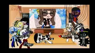 Реакция Санса Ау на Фриск МЕМЫ //Gacha club///Моя Ау// Часть 7//Автор: RED FIRE