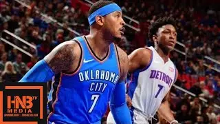 Oklahoma City Thunder vs Detroit Pistons Full Game Highlights / Jan 27 / 2017-18 NBA Season