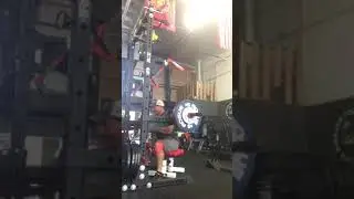 Squat Fail | 400 lb Safety Squat Bar Box Squat Fail