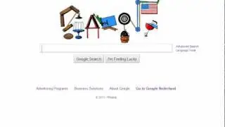 Animated Google Doodle for Independence Day