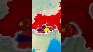 History of Tibet? #worldaffairs #geopolitics #shorts #explore #map #feed #worldnews