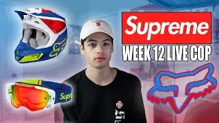 SUPREME SS18 WEEK 12 MANUAL LIVE COP - Supreme x Fox Racing Goggles