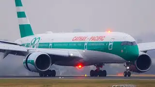 ✈️ Cathay Pacific A350 FIRST VISIT in Stunning 80th Anniversary Retro Livery! ✈️