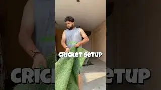 I Made My Own Cricket Setup on My Terrace | Cricket Setup | Pitch Mat Installation | Cricket