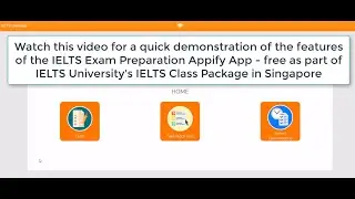 IELTS Exam Preparation Appify App Demonstration