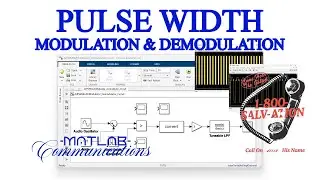 Pulse Width Modulation and Demodulation&mdash;Communications - MATLAB Simulink