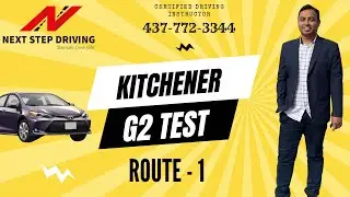 Kitchener G2 test route | October 2024