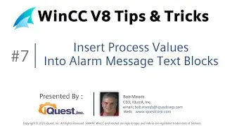 Совет 7 для WinCC V8: вставляйте значения процесса в сообщения о тревогах! ⏰ Изучите программиров...