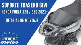 Soporte trasero Honda Forza 125 / 350 2021-22 | GIVI | Tutorial Montaje