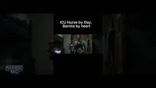 ICU Nurse by day, barista at night #ai #nursing #nursingstudent #nurse #seo