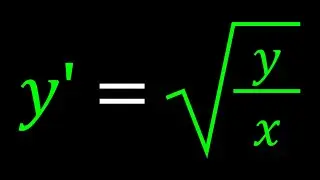 A Radical Differential Equation With A Surprise 😮