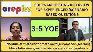 Software Testing Interview Questions and Answers| Manual Testing Mock Interview for Experienced