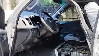 Toyota hiace commuter van 2013 Engine and Chassis number location