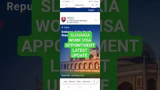 Slovakia Work Visa Appointment latest update. #yourvisamate #shorts #slovakiaworkpermit #slovakia