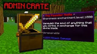 I won the RAREST ADMIN ITEM in the GAME... *FOUNDER KNIFE*