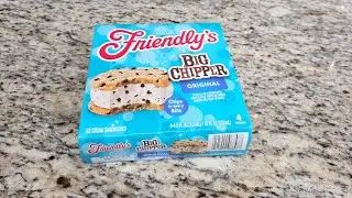 Friendly's Big Chipper Ice Cream Sandwich Review #icecreamsandwich #icecreamlover