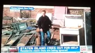 CNN coverage of St. George Church, Staten Island Damages from Hurricane Sandy