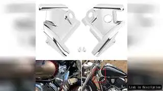 Motorcycle Accessories Chrome Front Frame Side Cowl Neck Cover For Yamaha Vstar Xvs1100 1100 1999-20
