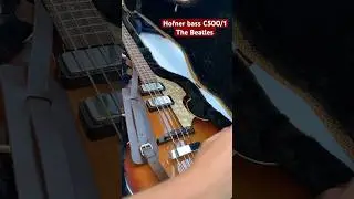 Hofner bass C500/1, The Beatles,Paul Mc Cartney type bass, you can see in another our song 🎸